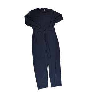 Sweaty Betty Jumpsuit Womens XL Long Sleeve Drawstring Waist Athleisure Zip‎